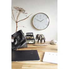 40cm NeXtime Glamour Glass Wall Clock